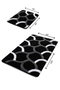 Mijölnir Juego de alfombrillas de baño Elegant - Black